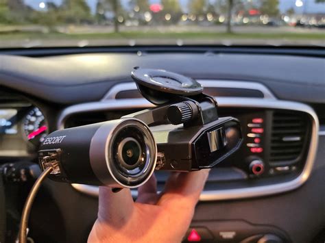 escort dash cam radar